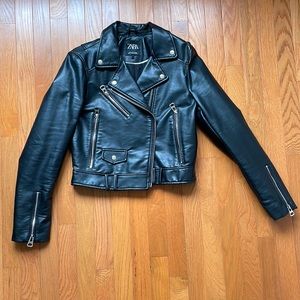 Zara Moto Leather Jacket